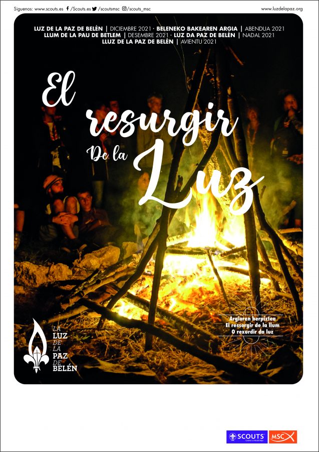 luz de la paz de belén scouts msc