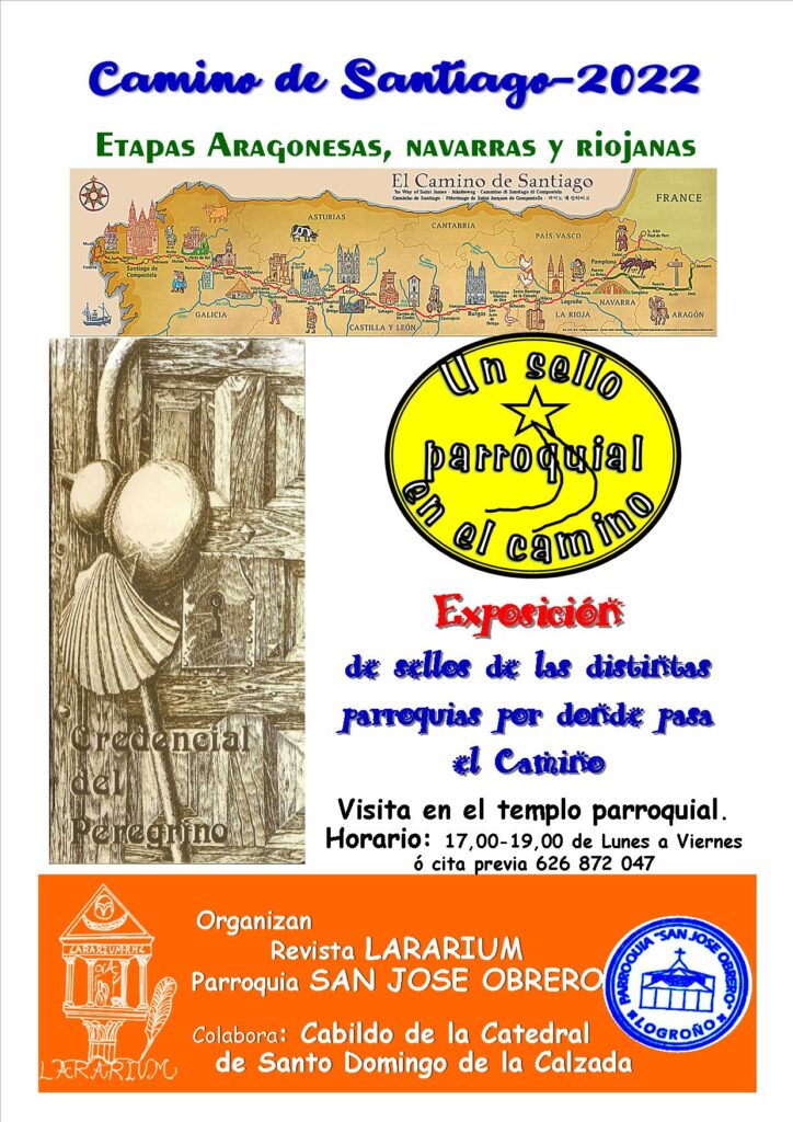 sello camino de santiago la rioja parroquia san jose obrero logroño