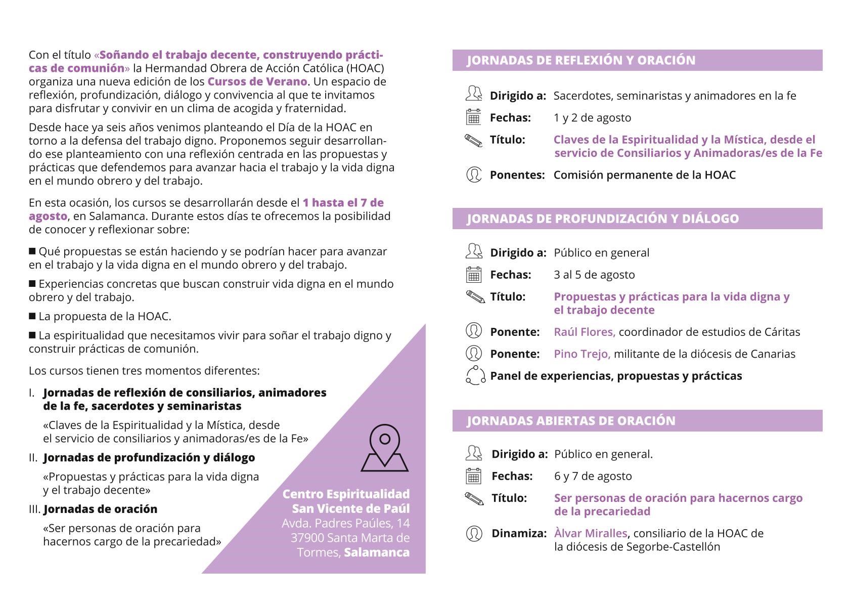 hoac curso verano