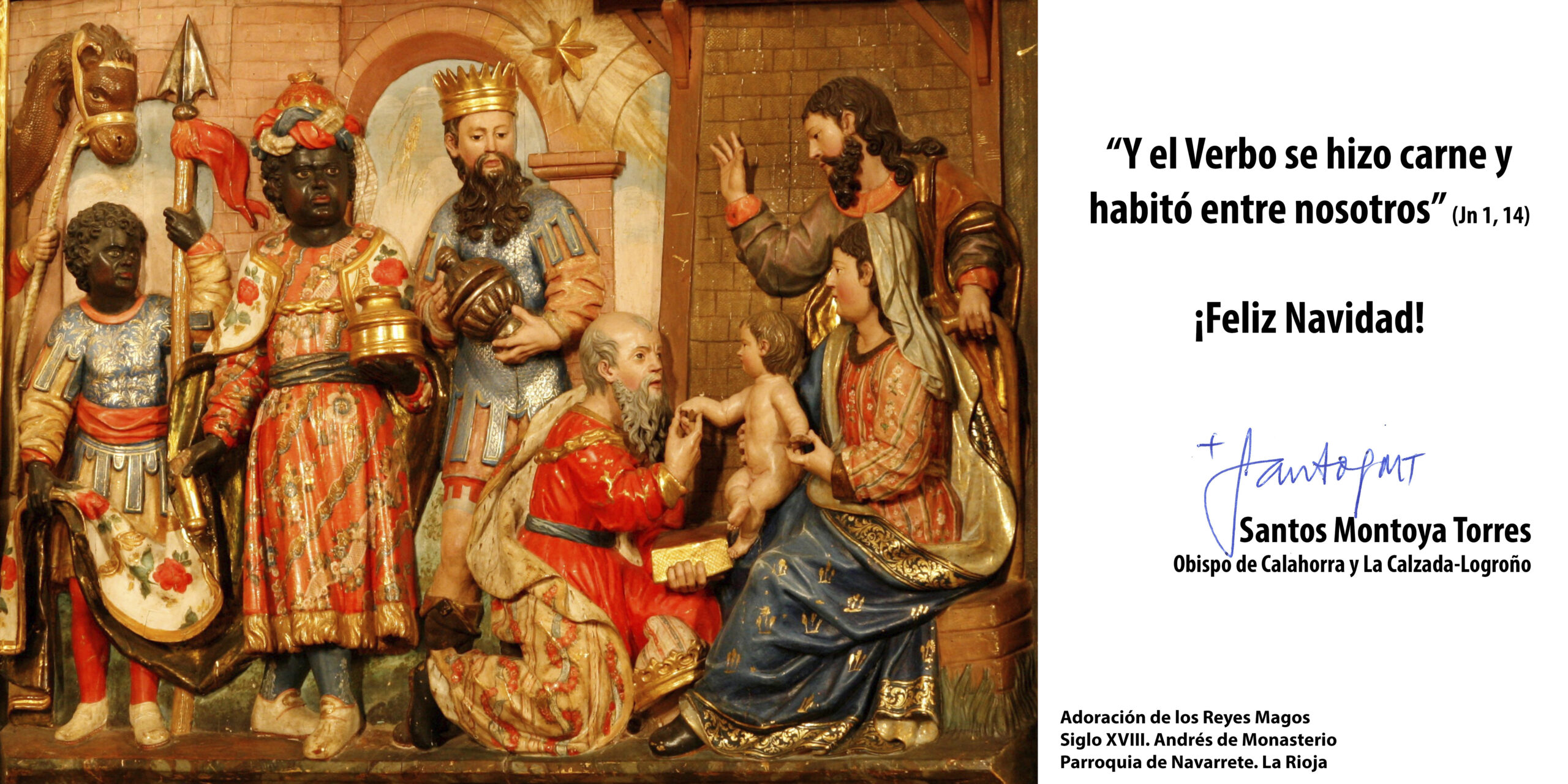 felicitacion navidad don santos la rioja diocesis